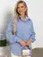 Блуза На пульсе моды (голубая) Б15418-1М
