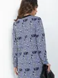 Блуза Фауна (синяя) Б11036