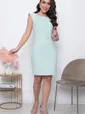 Платье футляр "Основной инстинкт" (нежная мята) П5700
