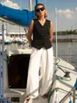 Брюки льняные Тропик (белые) Б16030-1М