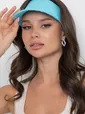 Козырек хлопковый (голубой) КЗ48