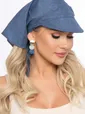 Косынка с козырьком (джинс) КК37