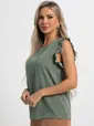 Блуза Карлотта (зеленая) Б15402-50М