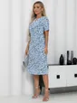 Платье Тоскана (бело-голубое) П15512-45М