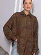 Блуза Тайна очарования (коричневая) Б14433-5М