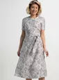 Платье Парижанка (серое) П15116-10М