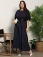 Платье Южный ветер (темно-синее) П15611-18М