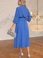 Платье с поясом Доминанта НЬЮ (васильковое) П14344-16М
