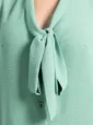 Рубашка с бантом Рузанна (зеленая) Б15246-10М