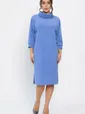 Платье трикотажное Никс (васильковое) П14277-4М