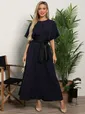 Платье Южный ветер (темно-синее) П15611-18М