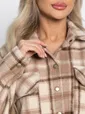 Пальто-рубашка Хармони (бежевая) Б15039-5М