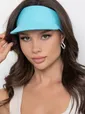 Козырек хлопковый (голубой) КЗ48