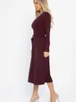 Платье трикотажное Парижанка (бордовое) П14622-10М