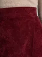 Юбка вельветовая Эрис (бургунди) Ю15193-25М