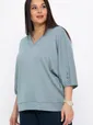 Блуза Вэнсдей (ментоловая) Б14823-4М