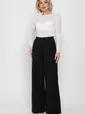 Брюки трикотажные Жанин (черные) Б14978-10М