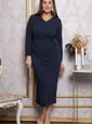 Платье Моя история (синий) П15019-13М