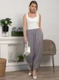 Брюки бохо (серые) Б15506-10М