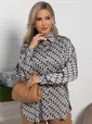 Блуза На пульсе моды (мультиколор) Б15417-1М