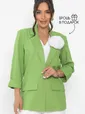 Пиджак льняной Мэрлин (зеленый) Б15429-7М