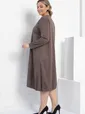 Платье Я жду тебя (кофе) П12313-15