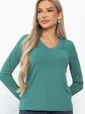 Джемпер трикотажный Бетси (зеленый) Б14870-50М