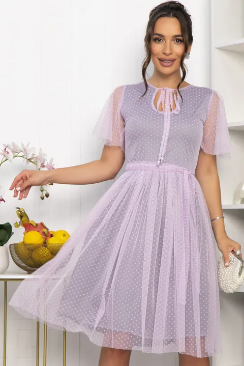 Платье У твоих ног (сиреневое) П13825-39М