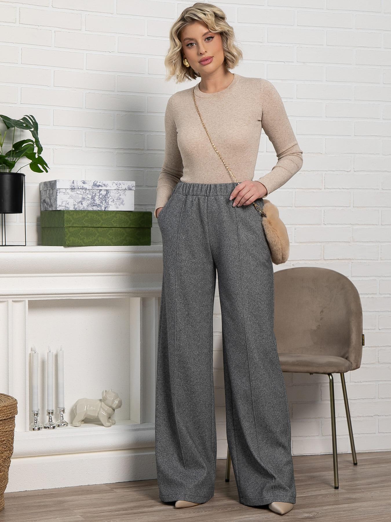 Брюки Космо (черно-белые) Б15221-1М