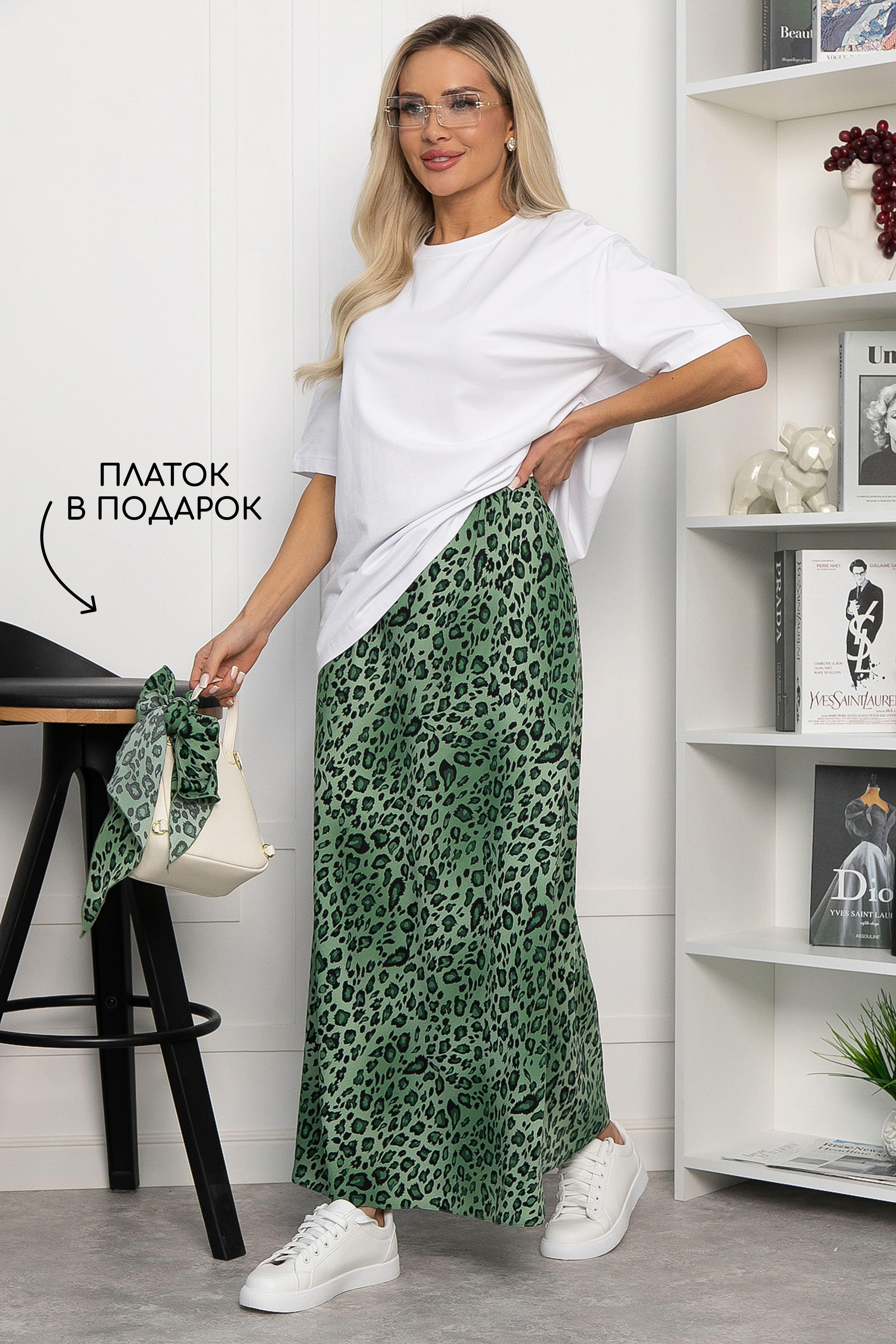 Юбка Лантана (зеленая) Ю13743-6М