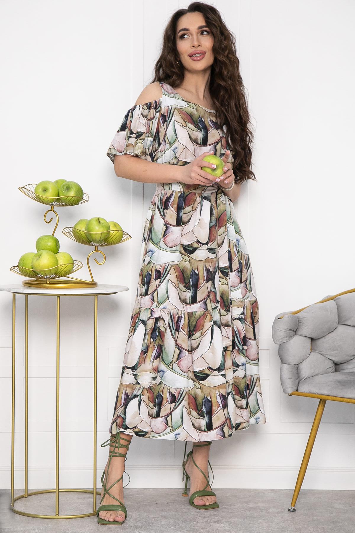 Платье Марианна (бежевое) П15349-5М