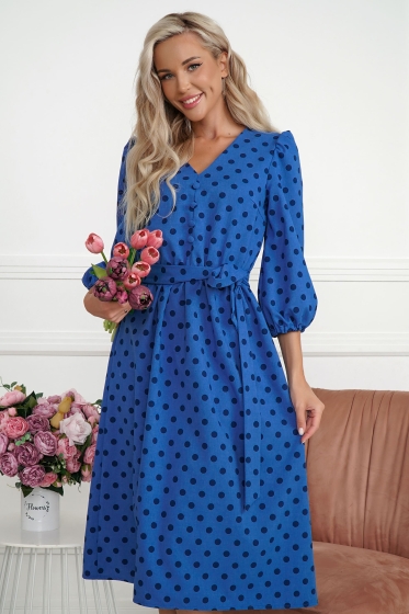 Платье Розетта (синее) П14115-45М