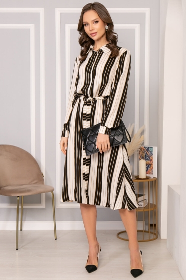 Платье "Джасинта" (блэк энд вайт) П4505