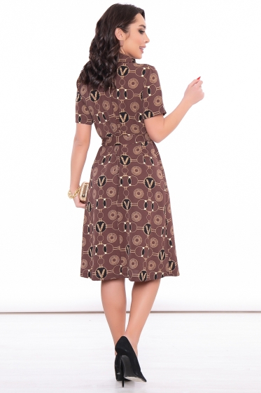 Платье-халат "Эстер" (брауни) П3150