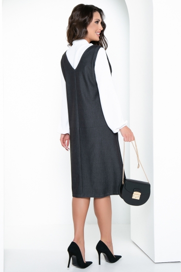 Сарафан "Юни" (графит) П2657
