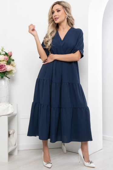 Платье "Эми" (темно-синее) П5796