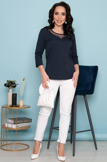 Блуза "Лунный свет" (блю) Б3478