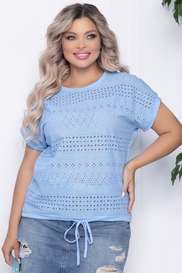 Блуза Лидия (джинс) Б10756