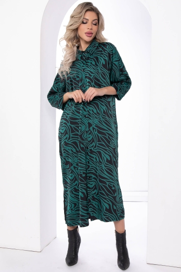Платье "Сьюзан" (абстракция/грин) НЬЮ П8035