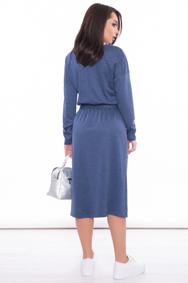 Платье "Кристель" (джинс) П3198