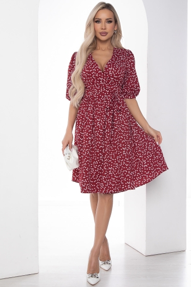Платье "Любовь" (бордо) П8756