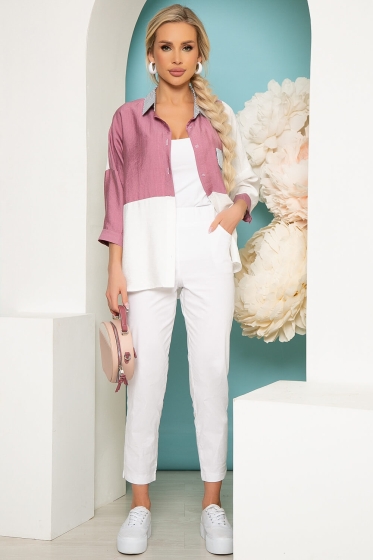 Блуза "Венеция" (пыльная роза) Б3789