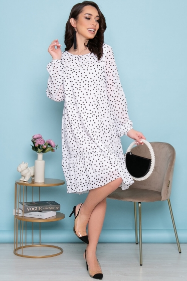 Платье "Воплощение грации" (горох) П3382