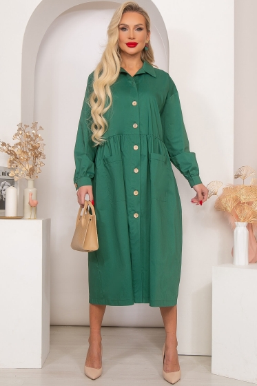 Платье "Сибилла" (изумруд) П4074