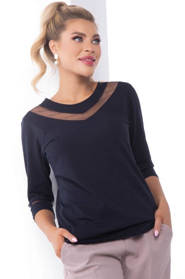 Блуза "Азалия" (блю) Б7537