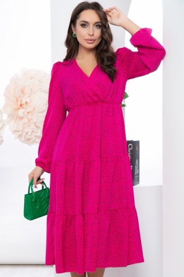 Платье "Трепетное чувство" (фуксия) П5375
