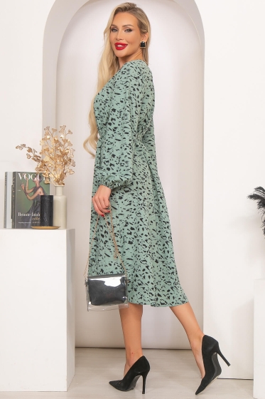 Платье "Надежда" (олива) П4088