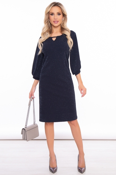 Платье "Венецианская ночь" (сапфир) П3039