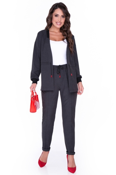 Жакет "На стиле" (серый) Б2579