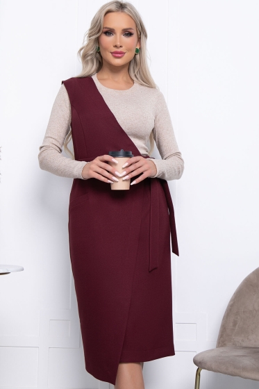 Сарафан "Стиль" (бордо) П7366